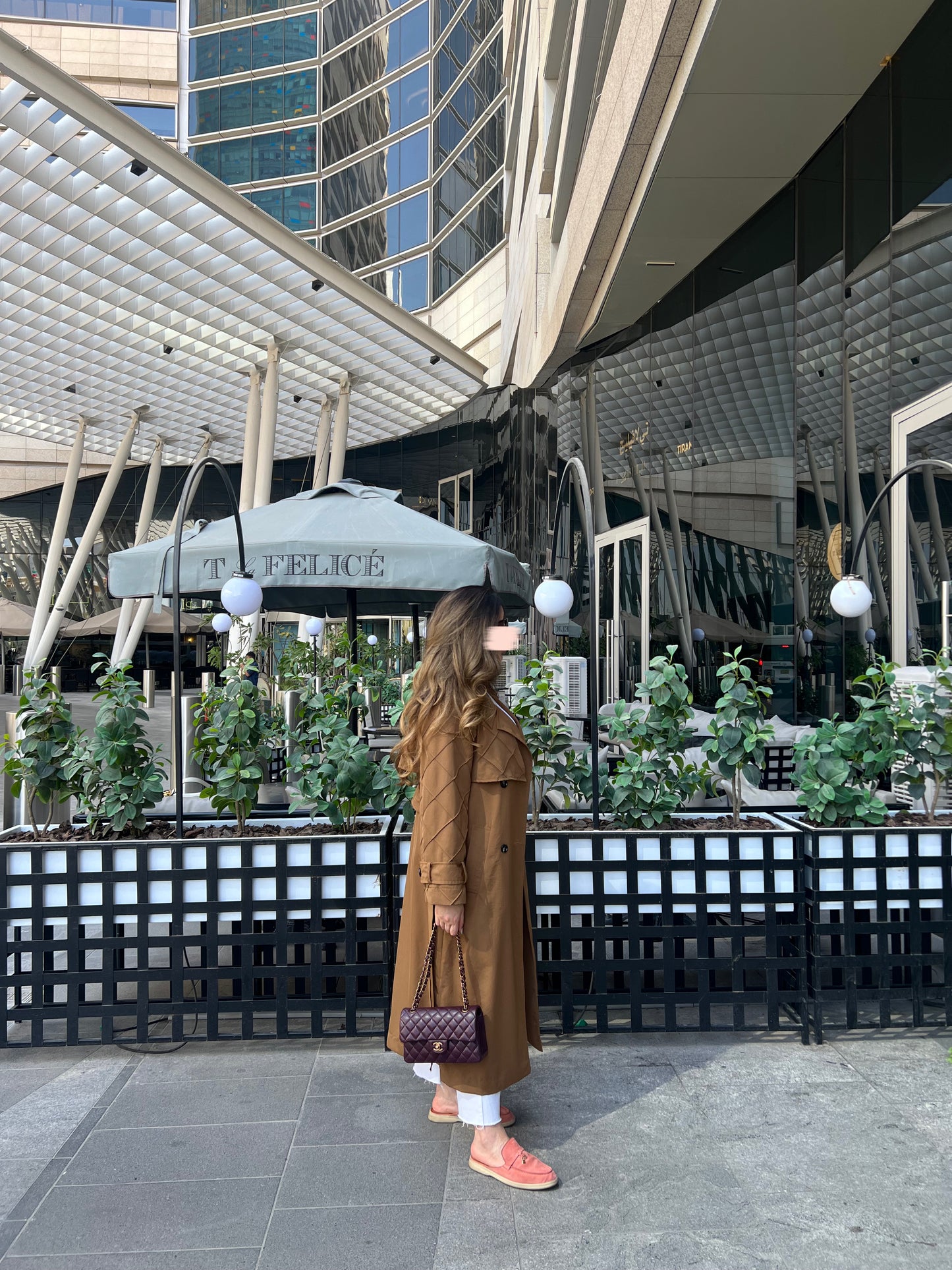 Double layered trench coat